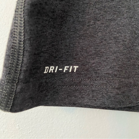 Nike Charcoal Marled Dri-Fit Short Sleeve Shirt - Picture 4 of 6